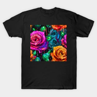 Rainbow flowers T-Shirt